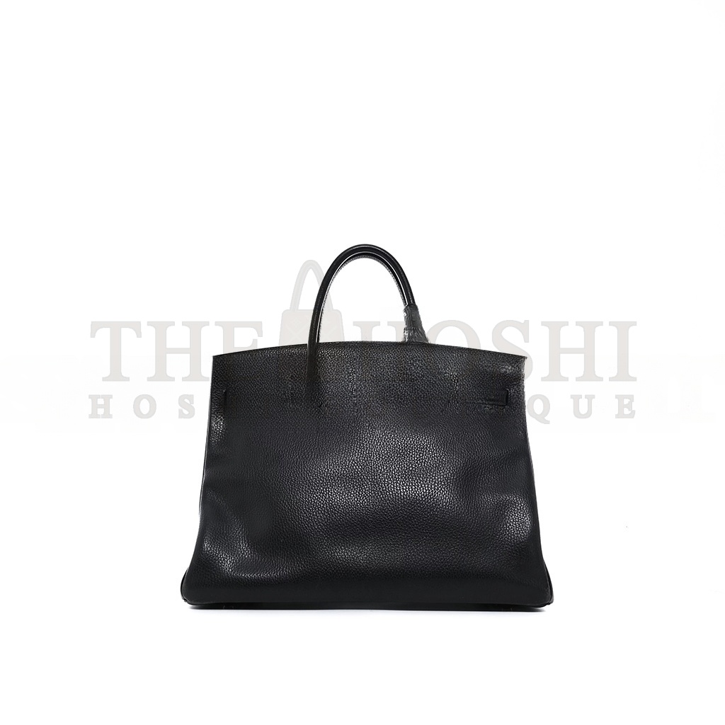 H**me5 BIRKIN 40 TOGO LEATHER BLACK GOLD BUCKLE WS3148 (40*30*21cm) Master Quality